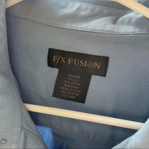 Blue Button Down - Picture 2 of 3